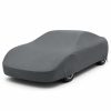 Housse de protection extérieure Urban gris anthracite sur mesure posée sur une Ferrari F355 Berlinetta, vue avant 3/4