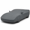 Housse de protection extérieure Urban gris anthracite sur mesure posée sur une Ferrari Testarossa, vue avant 3/4