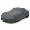 Housse extérieure Urban Gris anthracite pour Porsche 911 (991) Coupé / Targa Housse de protection extérieure Urban gris anthracite sur mesure posée sur une Porsche 911 991 Coupé Targa, vue avant 3/4