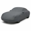 Housse de protection extérieure Urban gris anthracite sur mesure posée sur une Porsche 911 993, vue avant 3/4