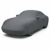 Housse extérieure Urban Gris anthracite pour Porsche 911 (996) Coupé / Targa Housse de protection extérieure Urban gris anthracite sur mesure posée sur une Porsche 911 996 Coupé Targa, vue avant 3/4