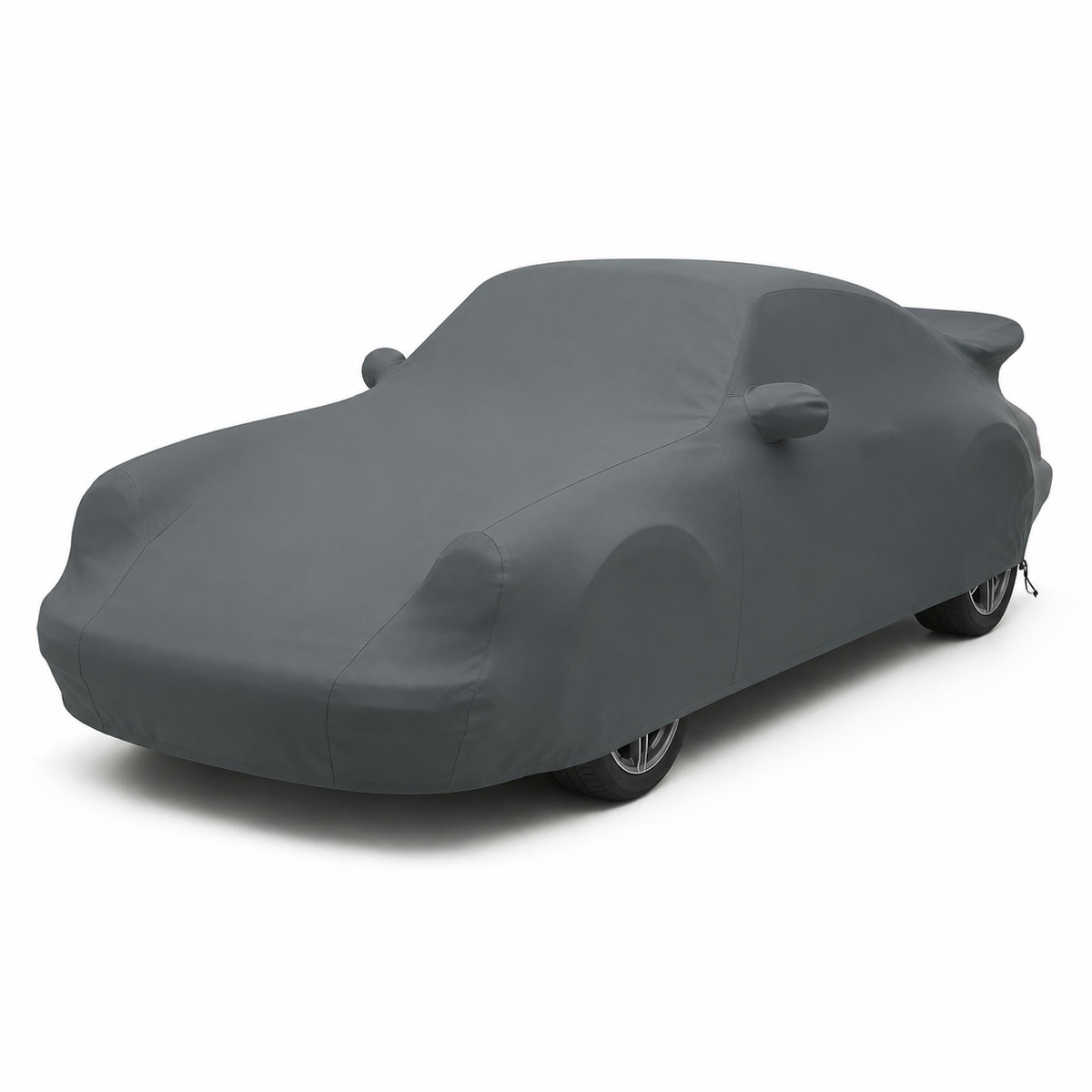 Housse extérieure Urban gris anthracite posée sur une Porsche 911 Turbo (930), vue avant trois quarts