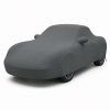 Housse de protection extérieure Urban gris anthracite sur mesure posée sur une Porsche Boxster 987, vue avant 3/4