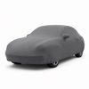 Housse intérieure Lycra Gris anthracite pour Porsche 356 A Housse de protection intérieure Lycra gris anthracite sur mesure posée sur une Porsche 356 A, vue avant 3/4