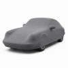 Housse intérieure Lycra Gris anthracite pour Porsche 911 SC (G-Serie) Coupé / Targa Housse de protection intérieure Lycra gris anthracite sur mesure posée sur une Porsche 911 SC G-Serie, vue avant 3/4