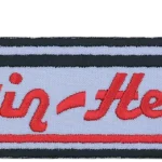 Écusson brodé Austin-Healey à coudre sur une housse de voiture sur mesure