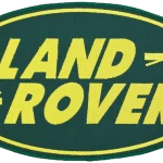 Écusson brodé Land Rover à coudre sur une housse de voiture sur mesure