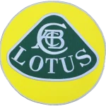 Écusson brodé Lotus à coudre sur une housse de voiture sur mesure