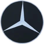 Écusson brodé Mercedes-Benz à coudre sur une housse de voiture sur mesure