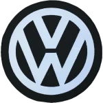 Écusson brodé Volkswagen à coudre sur une housse de voiture sur mesure